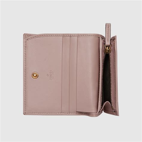 gucci dusty pink wallet|GG Marmont wallet in dusty pink .